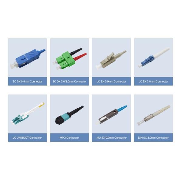 Simplex / Duplex SC Fiber Connector 1.2mm Cable Diameter MultiMode