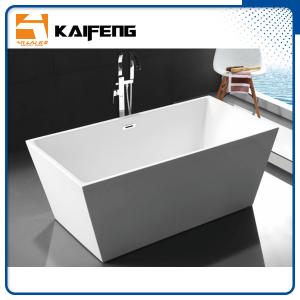 China Pure Acrylic Square Soaking Tub , Extra Deep Soaking Tub For Small Bathrooms on sale