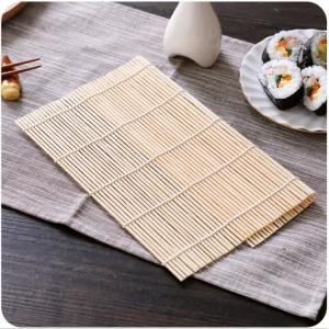 China Durable Natural Color 27cm Bamboo Rolling Mat wholesale