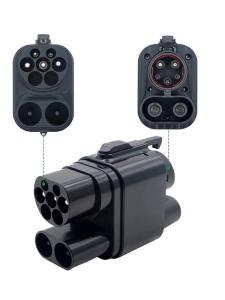 China CCS2 To CCS1 Adapter DC fast EV Charging station combo 2 to combo 1 Adapter Electric Vehicle Charger Connector on sale
