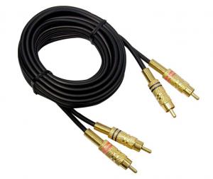 China High quality 2 RCA to 2 RCA audio cable with cheap prices wholesale