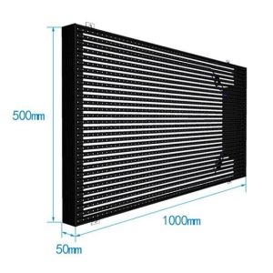 China Outdoor Transparent Led Film Display Heavy Duty Customizable wholesale