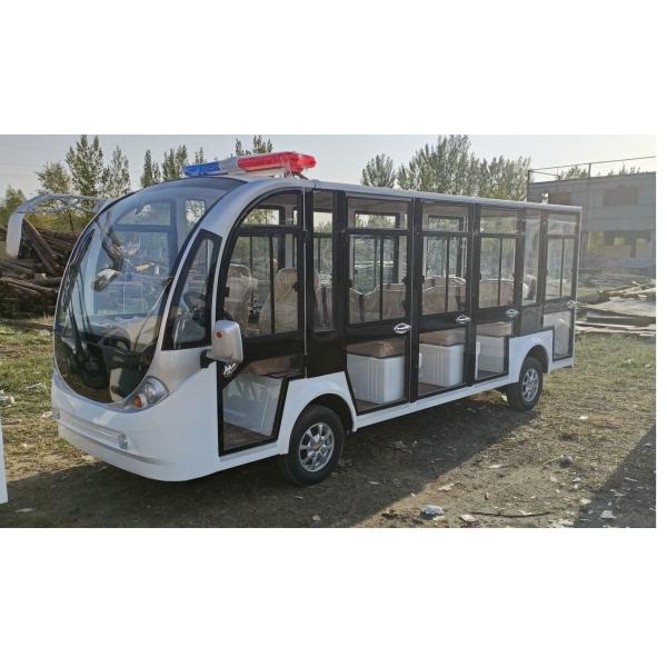 Beautiful Design 10 - 14 Seater Electric Shuttle Bus Low Speed Electric Sightseeing Car