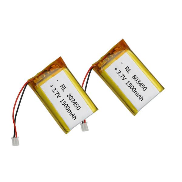 PL803450 1500mAh 3.7 V Lithium Polymer Battery Within 1C Rate