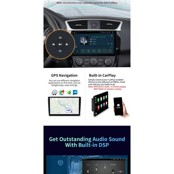 2Din Android Car DVD Multimedia Player For Toyota Camry 2008-2011 Car Android Stereo