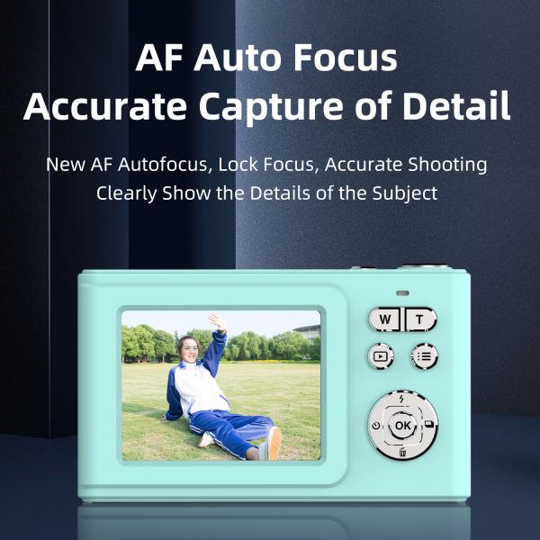 48MP Digital Video Camera with Auto Focus and 5X Zoom for Vibrant and Colorful Photos in 2025