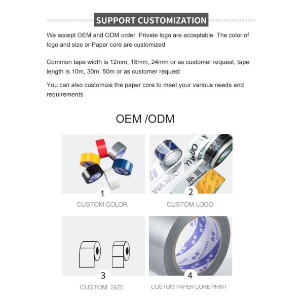 No Residual Hot Melt Adhesive Fiberglass Filament Tape For Binding Wires And Weights