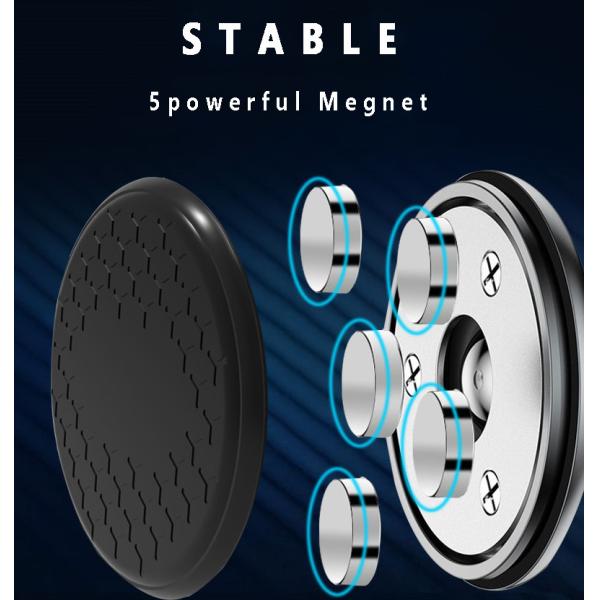 360 Degree Rotation Anti-Slip Phone Strong Universal Magnetic Vent Clip Mount Non-Sticky for Safe GPS