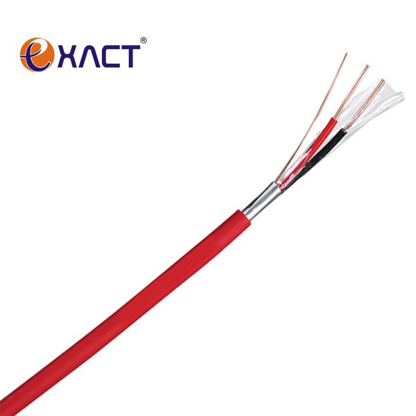 2 Core 1.5mm2 Solid Stranded Fire Alarm Cable FPLR FPLP with Drain Wire 1/0.5tc mm