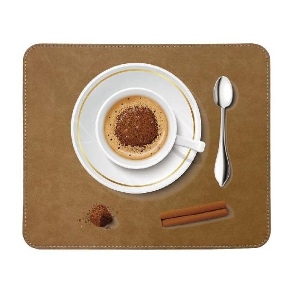 Colorful Pu Leather Blank Sublimation Place Mats Custom Printing Heat Resistant