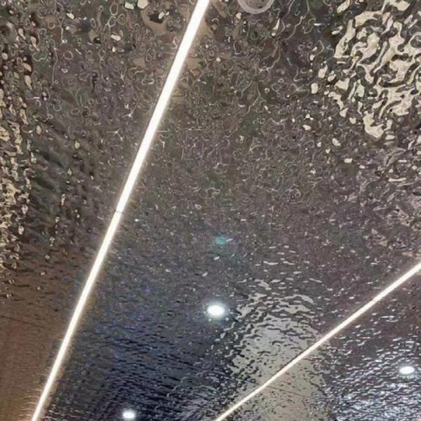 Custom Small Wave Water Ripple Finish Stainless Steel Sheet Grade 304 / 1.4301