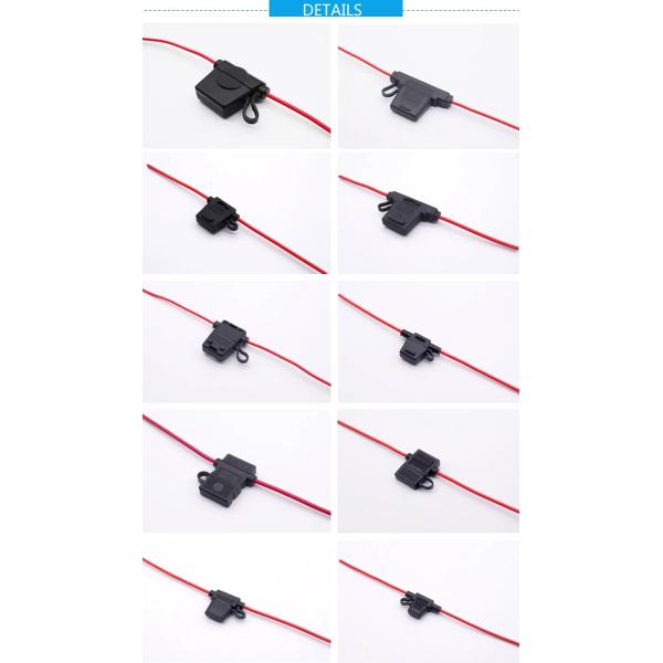 Car Modification ACC Fuse Box Standard Fuse Tap Power Socket Holder Extension