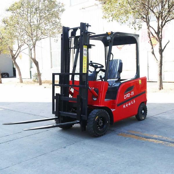 60V 4x4 Powered Forklift Fork-lift Truck 2.5T Full Electric Pallet Stacker Forklift