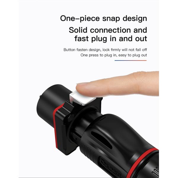 CNLINKO BD24 Plastic 19 Pin Industrial Waterproof Cable Panel Mount Connector