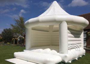 China White Inflatable Wedding Bouncy Castle Inflatable Bouncy House Tent For Adults Kids wholesale