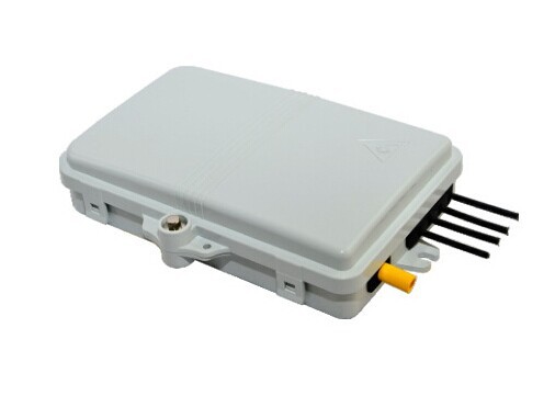 FTTH Indoor Dustproof Fiber Optic Termination Box Wall Mounted