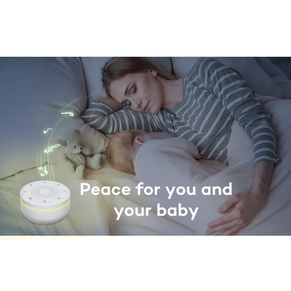 5V White Noise Machine with 30 Sounds and 5-Color Night Light