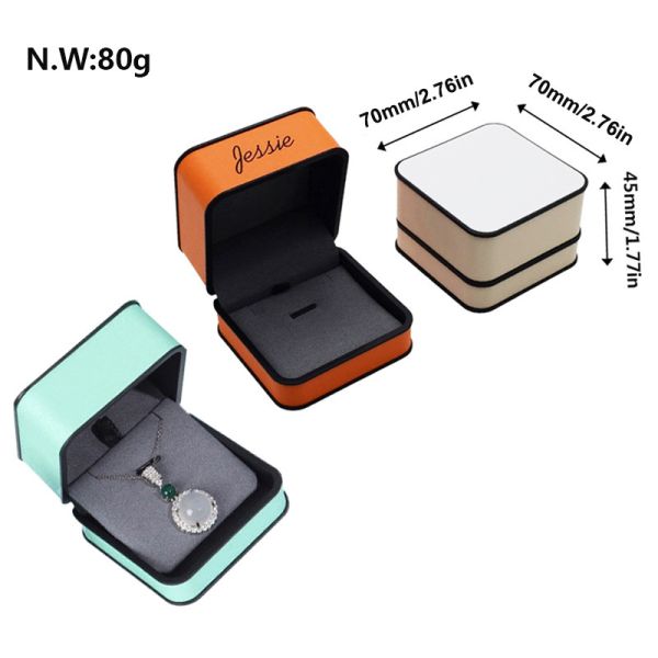 Diy Sublimation Leather Jewelry Box With Printable PET Sheet Personalised Photo Gifts