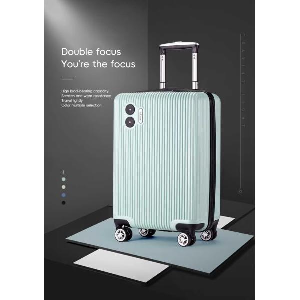 Green/Beige/Blue/Black Camera Design Suitcase PC Suitcase Luggage with TSA Lock Hard Shell Lightweight Carry on Big Capacity Luggage