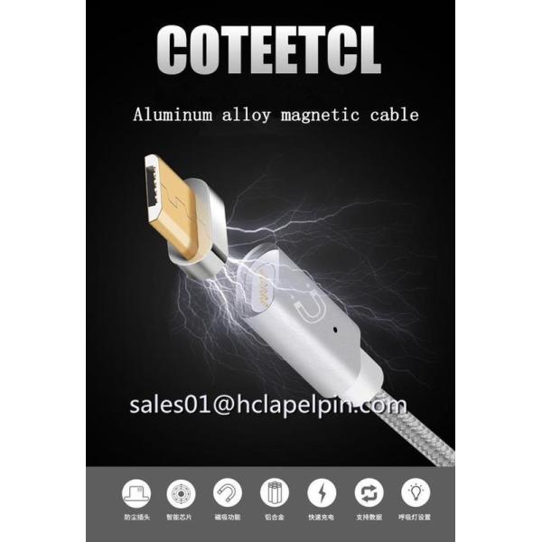 Length 1M Magnetic Cable,USB Charging Magnetic Adapter Charger Cable for Mobile Phone