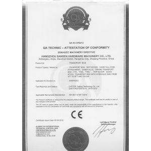Hangzhou Sansen Hardware Machinery Co.,Ltd. Certifications