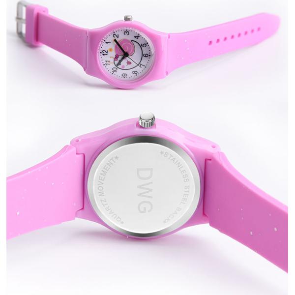 Oem Band Slim Sport Kids Waterproof Watch With Plastic Case And Quartz Movement