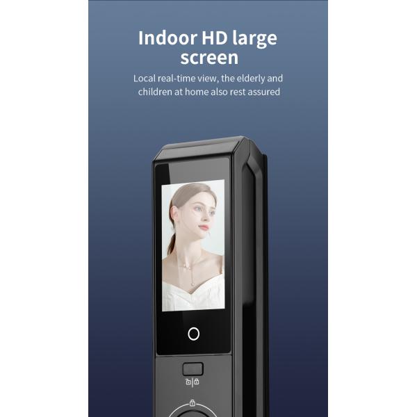 S959Max Smart Door Lock with Fingerprint 3D Face Palm Recognition Card Key Code Multi-unlock Way