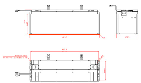 12.8V 300Ah LFP EV Battery Pack High Efficient Charging Anti Overcharge