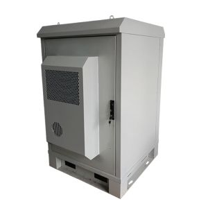 China 2.1m Door Mounted Telecommunication Cabinet With Power Supply System wholesale