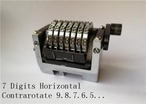 China GTO MO HAMADA Electronic Numbering Machine 7 Digits 22.3 Horizontal Contrarotate wholesale