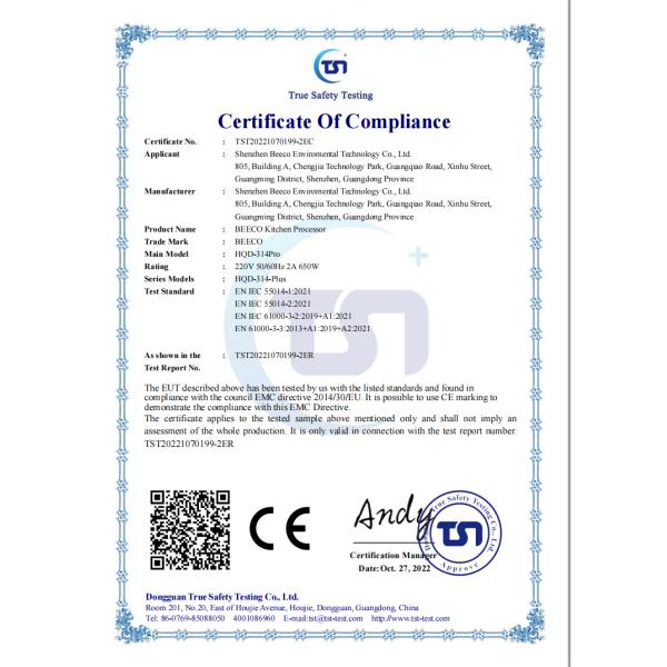 AI 2.5 Liters Indoor Kitchen Composter Countertop Electric Composter Eco Friendly