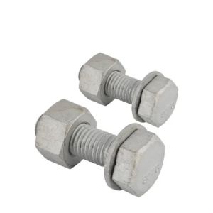 China A307 GRADE B Hot Dipped Galvanized Hex Bolts Full Thread wholesale