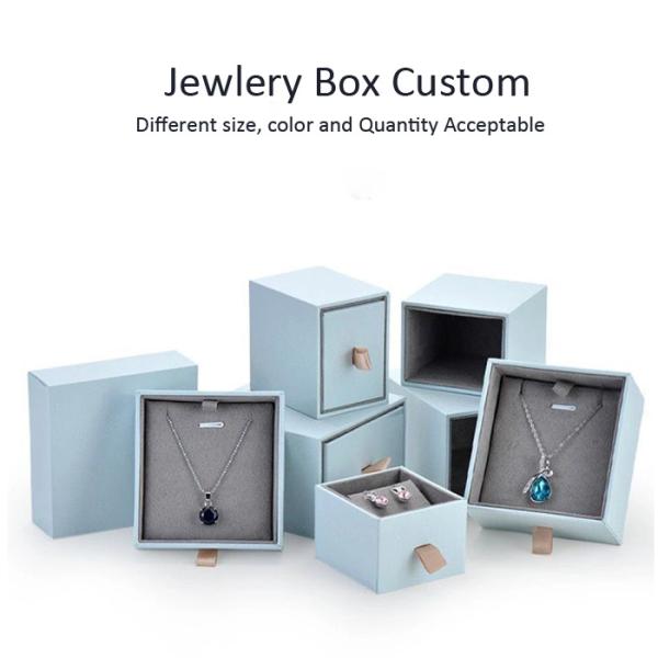Cardboard Sliding Box For Jewellery Ring Pendant Necklace