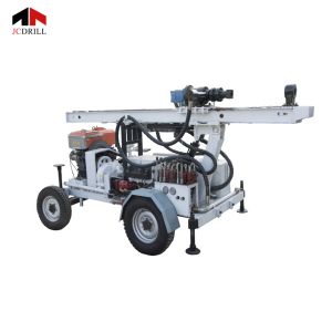 China DEUTZ Engine Trailer Rotary Portable Water Drilling Rig wholesale