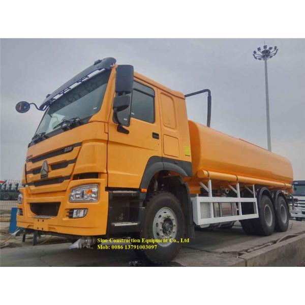 23m3 Liquid Tanker Truck 336hp Euro II Sinotruk Howo 6x4 Water Tanker Lorry