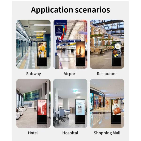 32-Inch Multi-Touch Interactive Advertising Machine with 1080P/4K HD Display and Android/Windows System Support