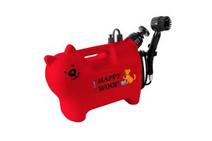 China Red Portable Pet Washer Bathing Tool Dog Shower Massage Brush Dog Wash Sprayer on sale