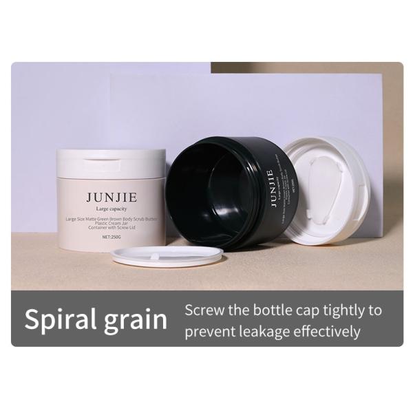 PP Refillable Cosmetic Container Luxury Cream Jar With Lid