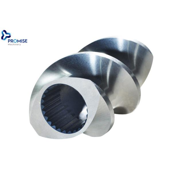 Quality Double Screw Extruder Element 38 CrMoAlA or W6Mo5Cr4V2 Twin Screw Element for sale