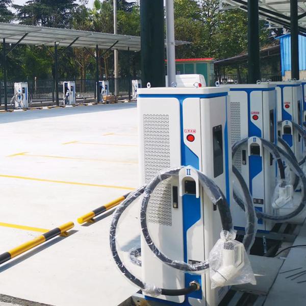 FCCC DC Fast EV Charger Electric Car EV Charging Station OCPP 1.6 With 3 Sockets