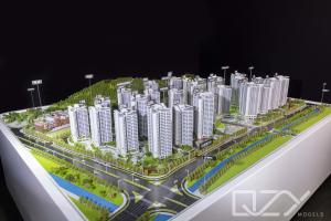 China 1:300 Scale Residencial Model 3D Printing Materials Macao-New Neighbourhood Achitect Models Project wholesale