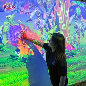 China 3800LM Interactive Painting Wall Multiplayer AR Interactive Games Projection wholesale