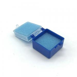 China Blue Dental Crown Box , Crown And Bridge Boxes With Foam Inserts wholesale