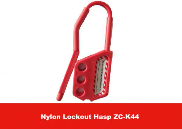 Quality Newest Designed Small Nylon Security Locko Out Hasp , 3 pcs Padlocks Available for sale