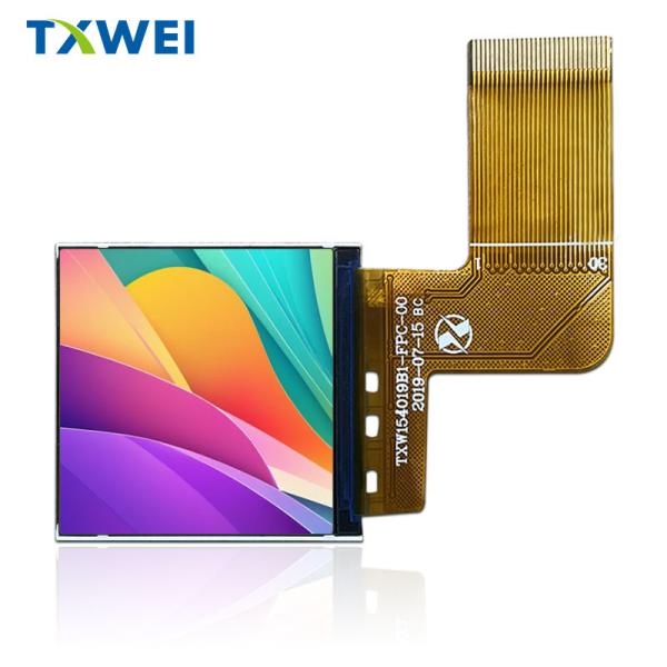 1.54 Inch with RGB 16 BIT Interface 700nits Square LCD Display Resolution 320