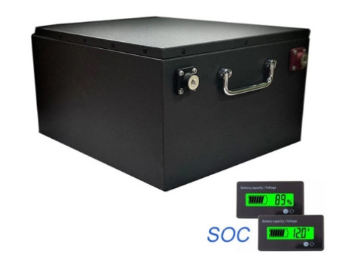 Golf Cart Customized 48V 200Ah Lithium Ion Batteries Rechargeable With LCD