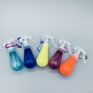 China Key Chain Trigger Cosmetic PET Bottle Ball Shape 80ml 60ml on sale