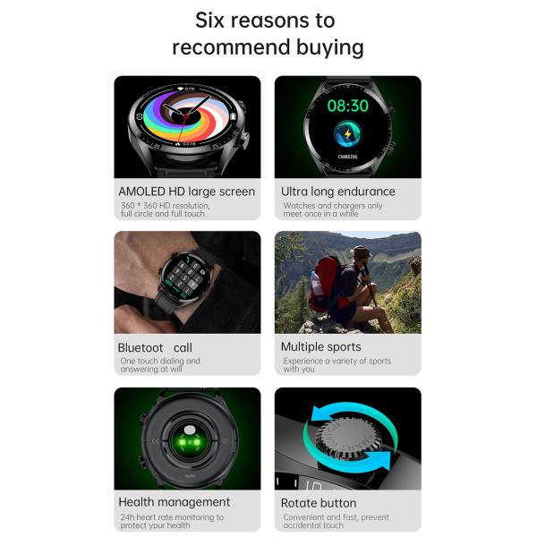 Original HUWEI WATCH GT 2 Pro Sport Version Waterproof BT Tracker Gt2 Pro ECG Smart Watch