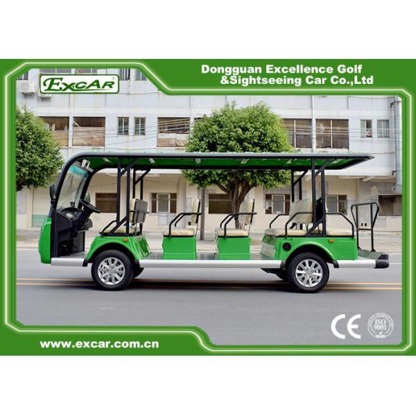 Mini Electric Tourist Bus With Four Wheels Hydraulic Braking System