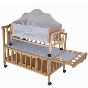 China Modern Newborn Baby Wooden Baby Cot Bedding Baby Sleeping Cot on sale